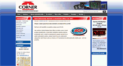 Desktop Screenshot of corner.cz