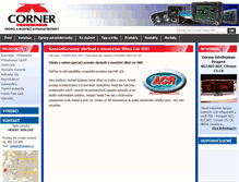 Tablet Screenshot of corner.cz